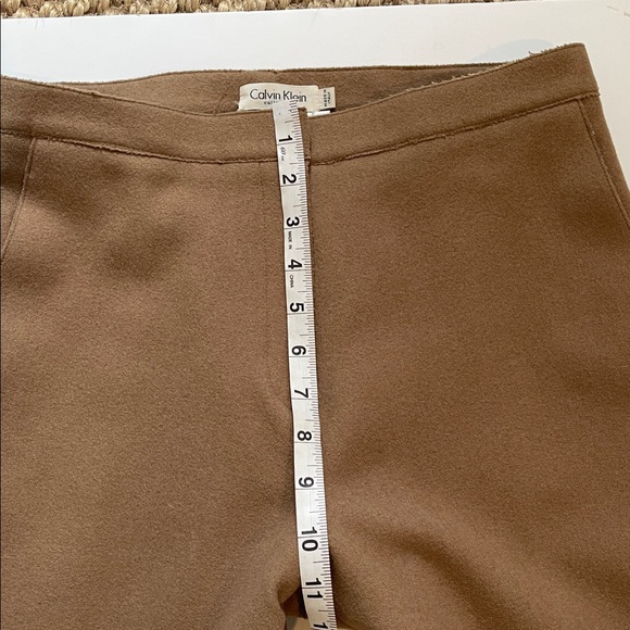 Calvin Klein Collection Camel Wool Blend Trousers - Picture 5 of 10